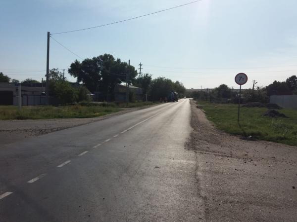 Проезжую часть на улице Шоссейная отремонтировали в селе Прасковея
